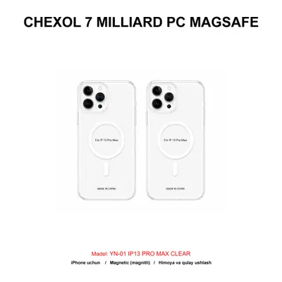 CHEXOL 7 MILLIARD PC MAGSAFE YN-01 IP13 PRO MAX CLEAR