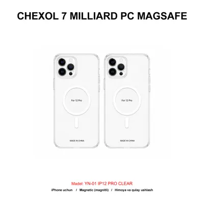 CHEXOL 7 MILLIARD PC MAGSAFE YN-01 IP12 PRO CLEAR