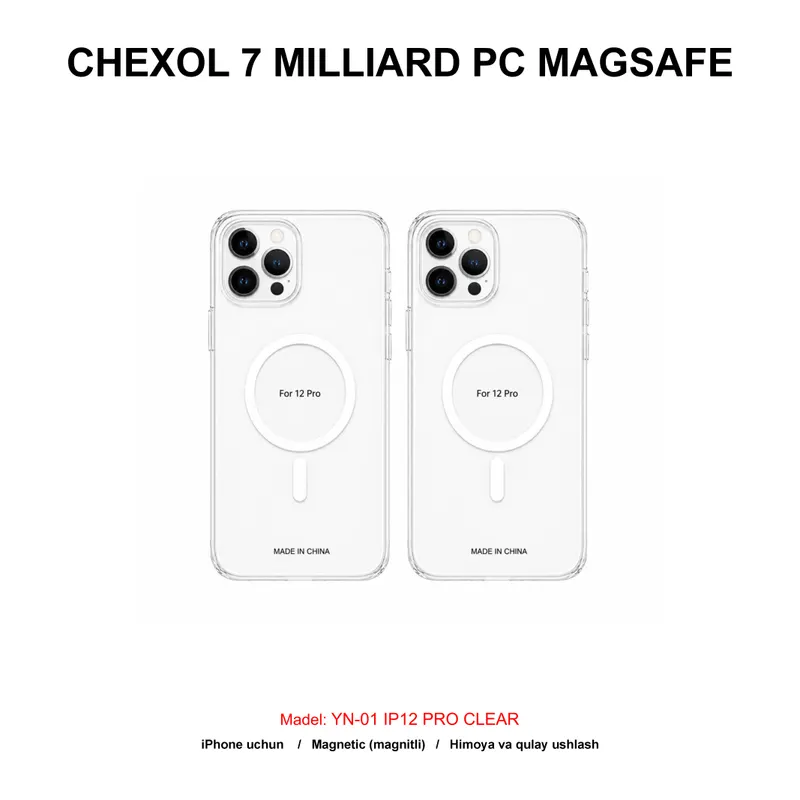 CHEXOL 7 MILLIARD PC MAGSAFE YN-01 IP12 PRO CLEAR