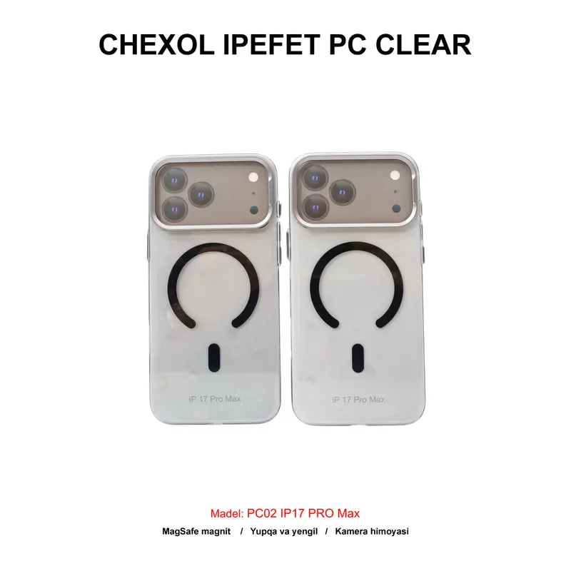 CHEXOL IPEFET PC CLEAR PC02 IP17 PRO MAX BLACK