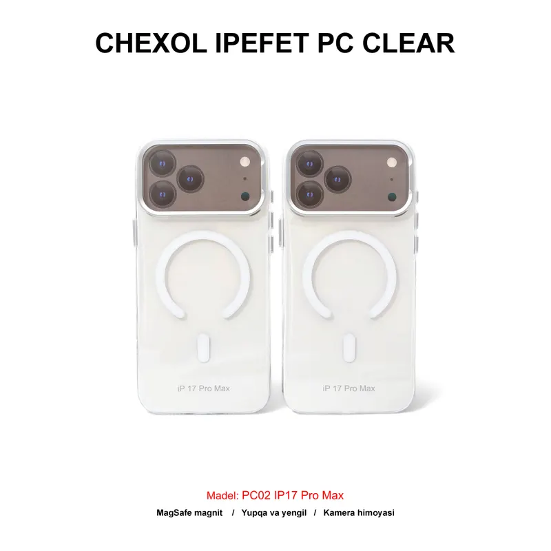 CHEXOL IPEFET PC CLEAR PC02 IP17 PRO MAX WHITE