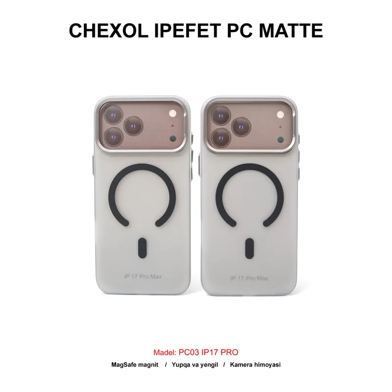 CHEXOL IPEFET PC MATTE PC03 IP17 PRO BLACK