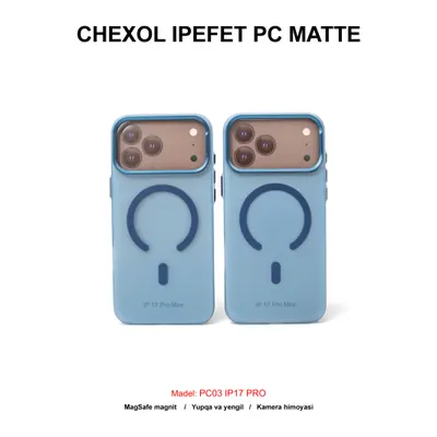 CHEXOL IPEFET PC MATTE PC03 IP17 PRO BLUE
