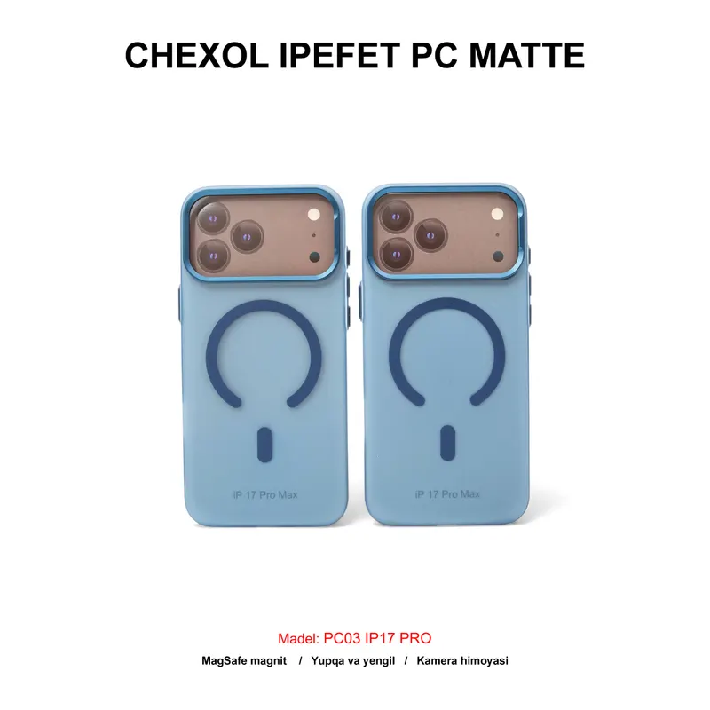 CHEXOL IPEFET PC MATTE PC03 IP17 PRO BLUE