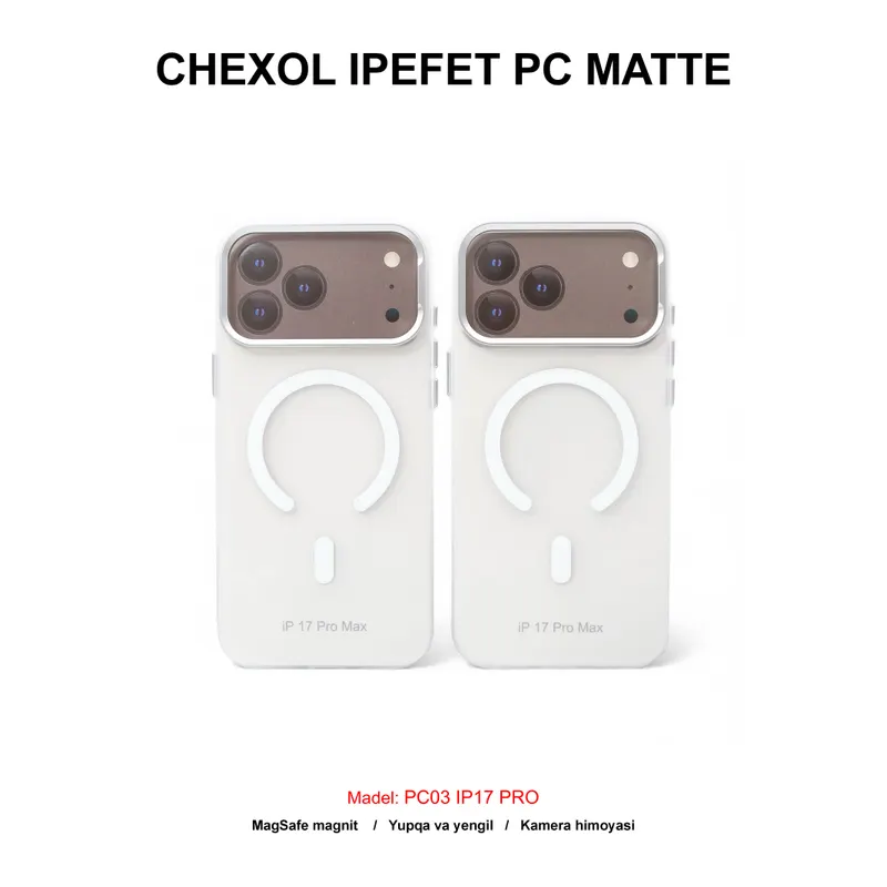 CHEXOL IPEFET PC MATTE PC03 IP17 PRO WHITE