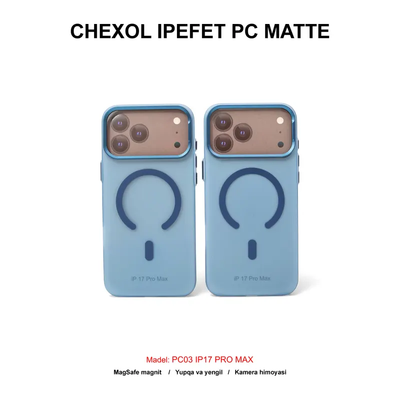CHEXOL IPEFET PC MATTE PC03 IP17 PRO MAX BLUE