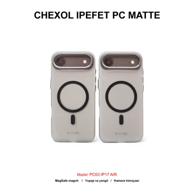 CHEXOL IPEFET PC MATTE PC03 IP17 AIR BLACK