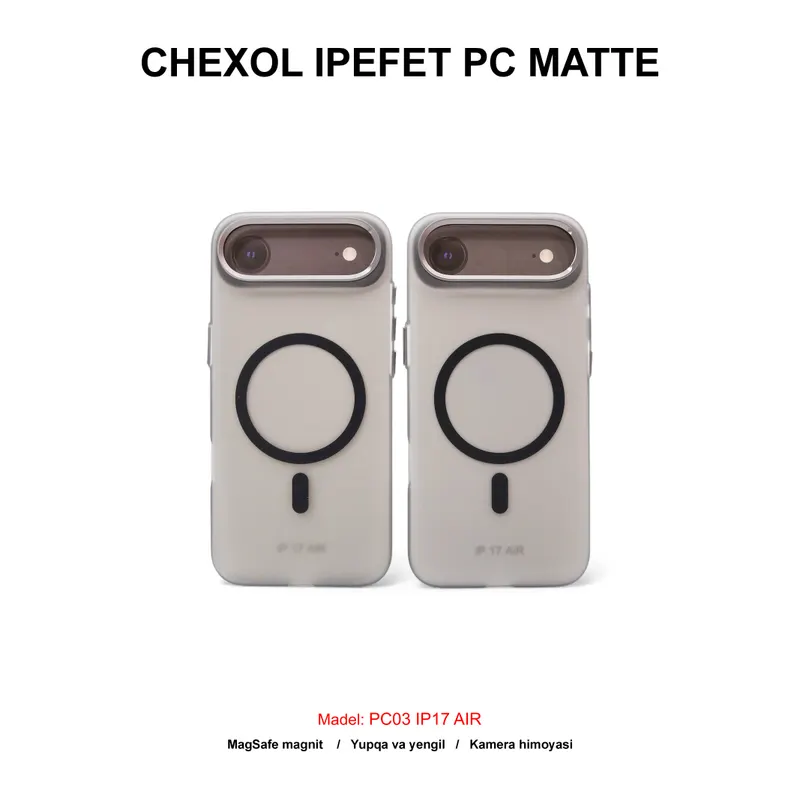 CHEXOL IPEFET PC MATTE PC03 IP17 AIR BLACK