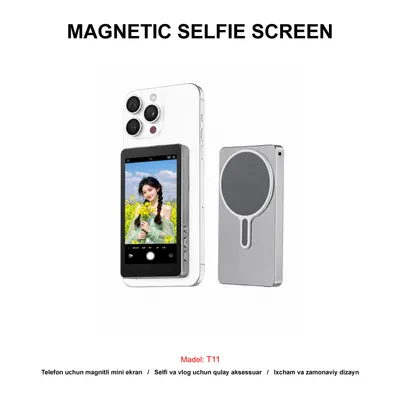 MAGNETIC SELFIE SCREEN T11 BLACK