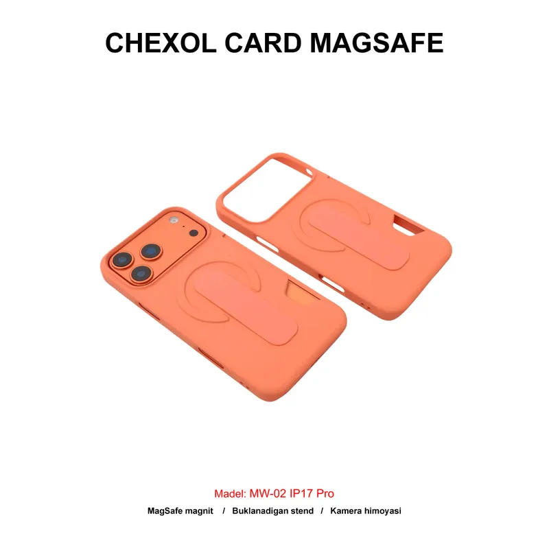 CHEXOL CARD MAGSAFE MW-02 IP17 PRO ORANGE