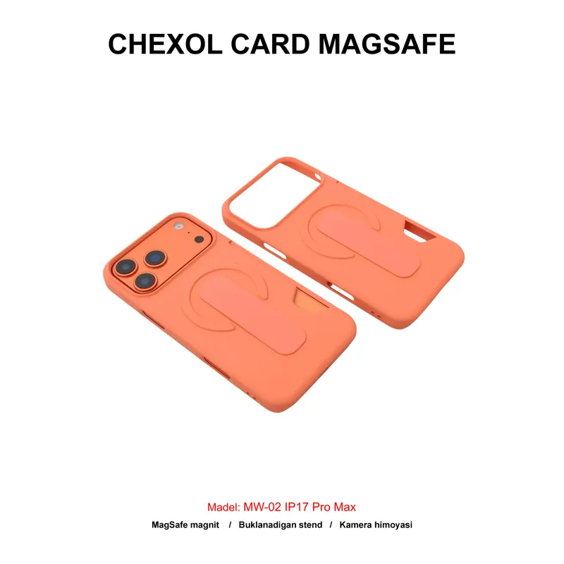 CHEXOL CARD MAGSAFE MW-02 IP17 PRO MAX ORANGE