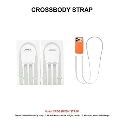 CROSSBODY STRAP LIGHT GREY