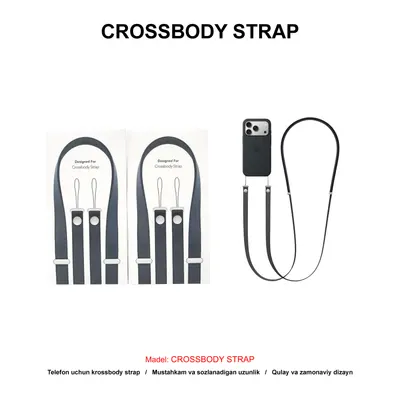 CROSSBODY STRAP BLACK