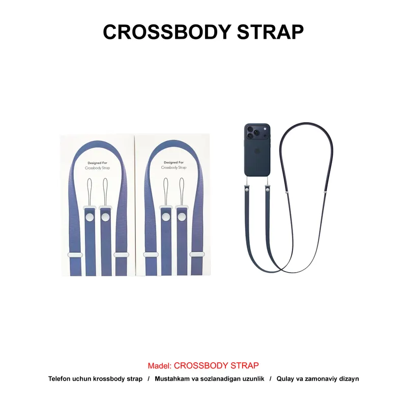 CROSSBODY STRAP BLUE