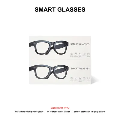 SMART GLASSES M01 PRO BLACK