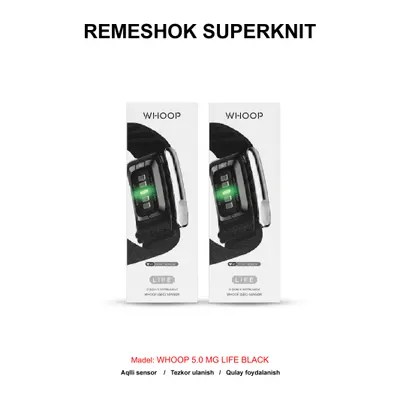 REMESHOK SUPERKNIT WHOOP 5.0 MG LIFE BLACK