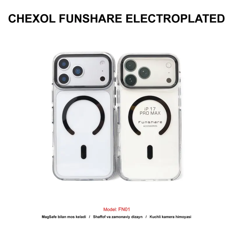 CHEXOL FUNSHARE SLIM MAGSAFE FN01 IP17 PRO MAX BLACK
