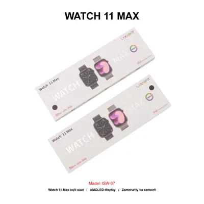 WATCH 11 MAX ISW-07 BLACK