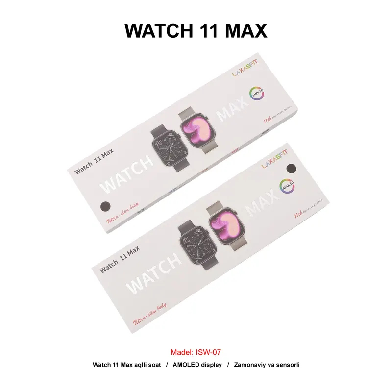 WATCH 11 MAX ISW-07 BLACK