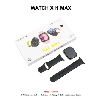 WATCH X11 MAX ISW-08 BLACK