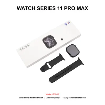 WATCH SERIES 11 PRO MAX ISW-10 BLACK