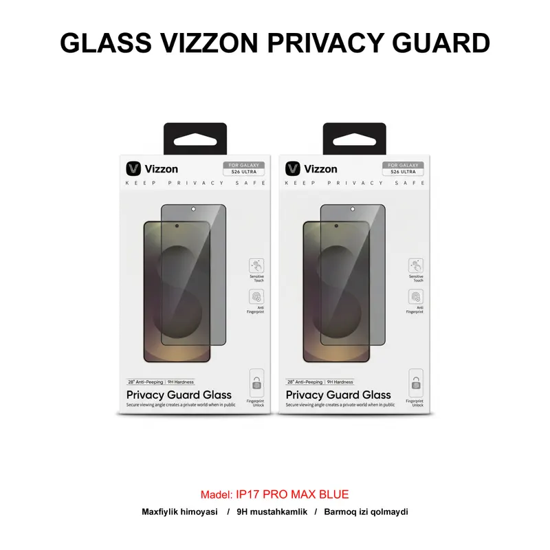 GLASS VIZZON PRIVACY GUARD SAM S26 ULTRA VPGGS26U