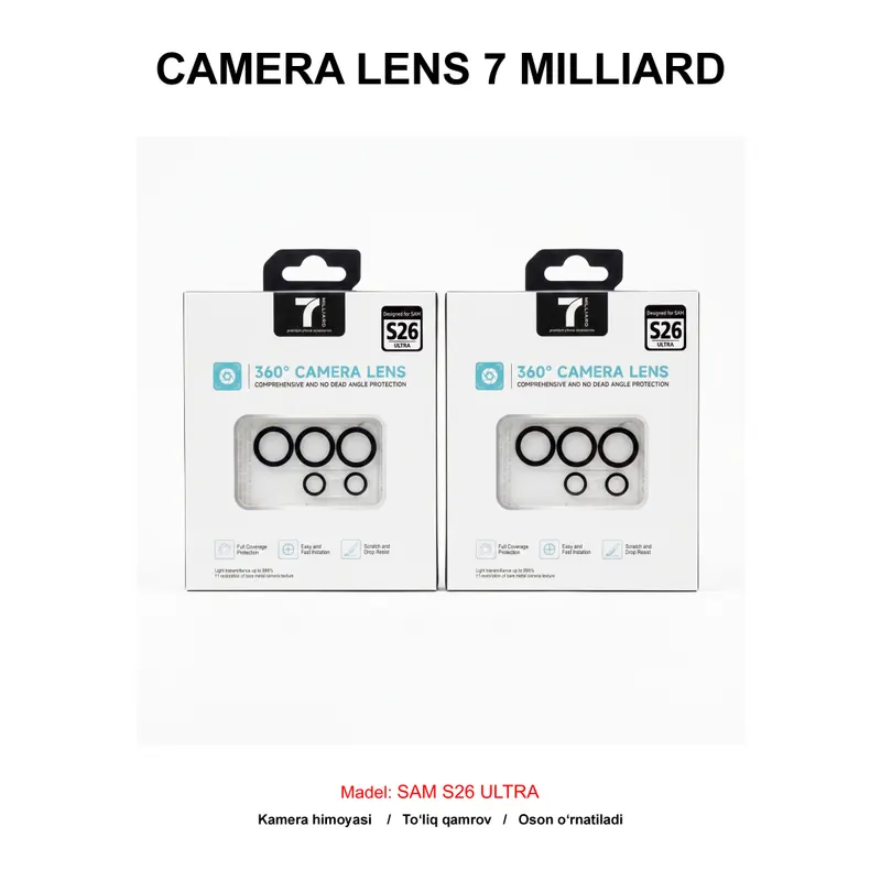 CAMERA LENS 7 MILLIARD 360° CLEAR 7MCL360CS26U SAM S26 ULTRA