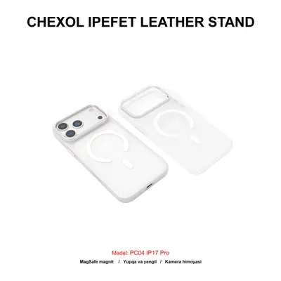 CHEXOL IPEFET LENS STAND MAGSAFE PC04 IP17 PRO WHITE