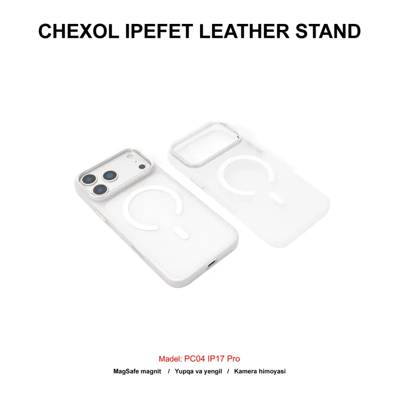 CHEXOL IPEFET LENS STAND MAGSAFE PC04 IP17 PRO WHITE
