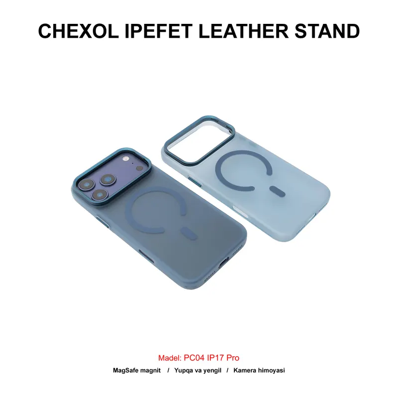 CHEXOL IPEFET LENS STAND MAGSAFE PC04 IP17 PRO BLUE