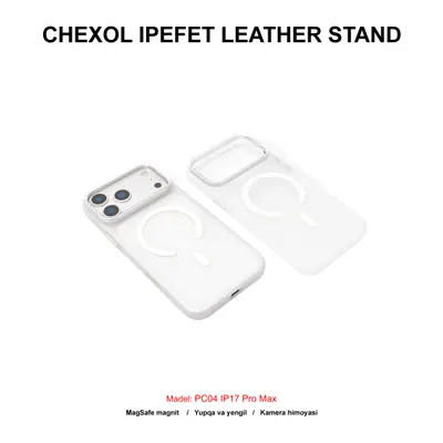 CHEXOL IPEFET LENS STAND MAGSAFE PC04 IP17 PRO MAX WHITE