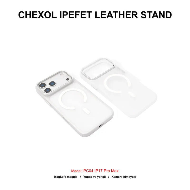 CHEXOL IPEFET LENS STAND MAGSAFE PC04 IP17 PRO MAX WHITE