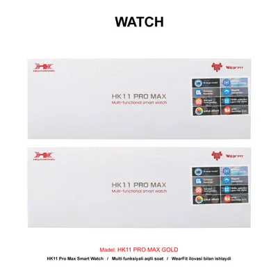 WATCH HK11 PRO MAX GOLD