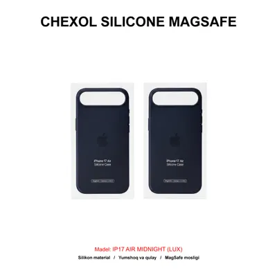 CHEXOL SILICONE MAGSAFE IP17 AIR MIDNIGHT (LUX)