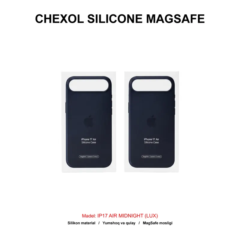 CHEXOL SILICONE MAGSAFE IP17 AIR MIDNIGHT (LUX)