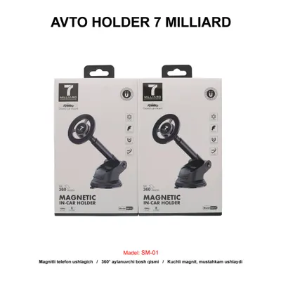AVTO HOLDER 7 MILLIARD SM-01 BLACK