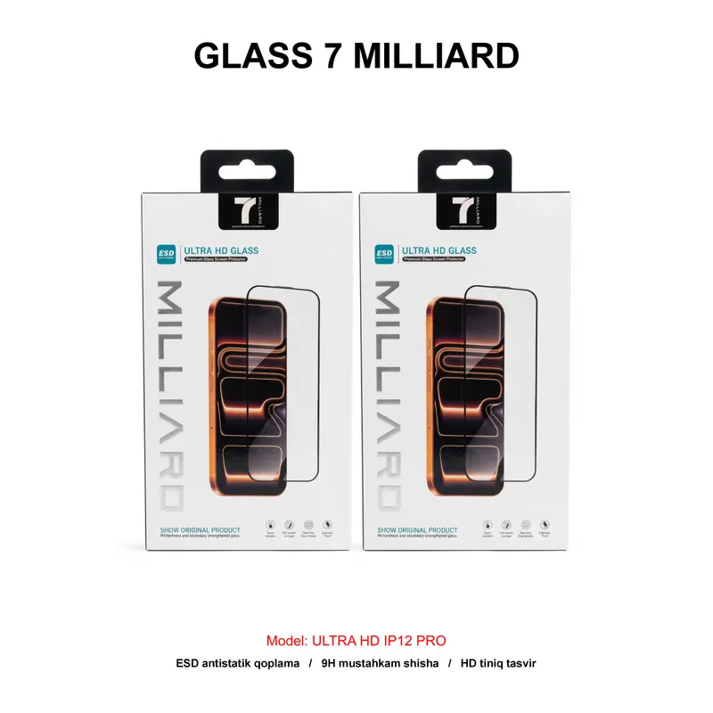 GLASS 7 MILLIARD ULTRA HD IP12 PRO 7MUHDG12P