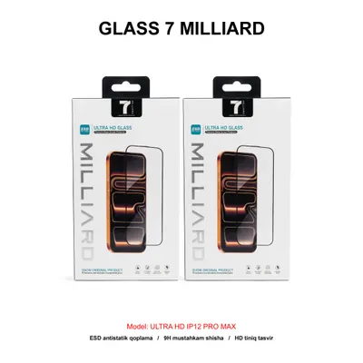 GLASS 7 MILLIARD ULTRA HD IP12 PRO MAX 7MUHDG12PM