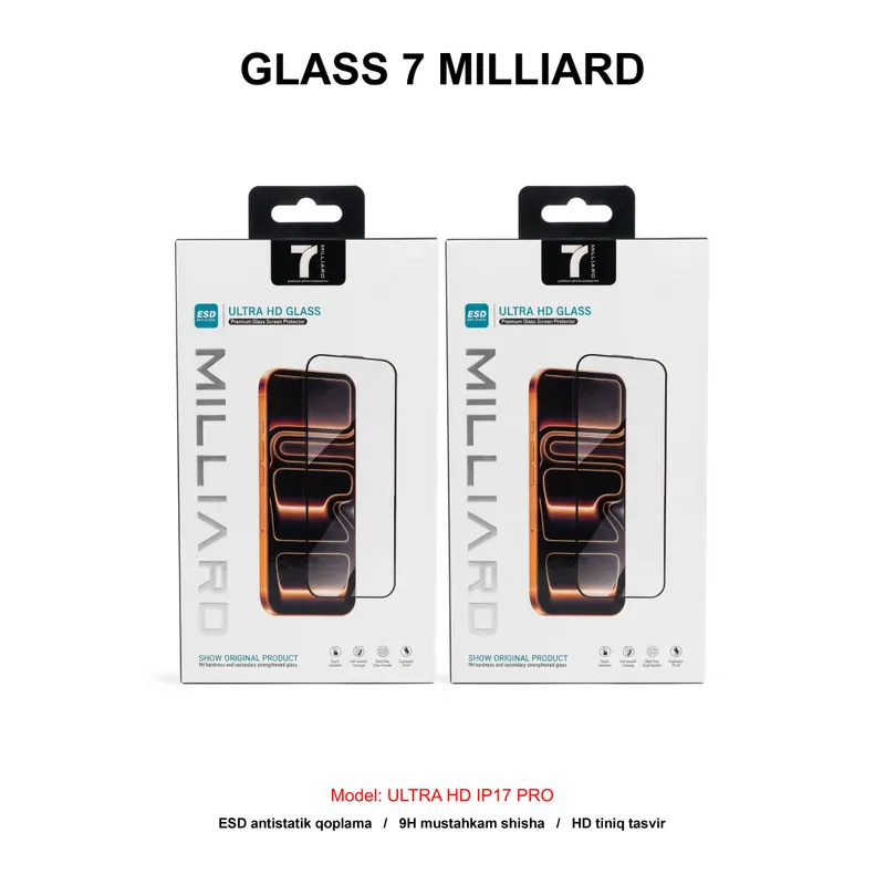GLASS 7 MILLIARD ULTRA HD IP17 PRO 7MUHDG17P