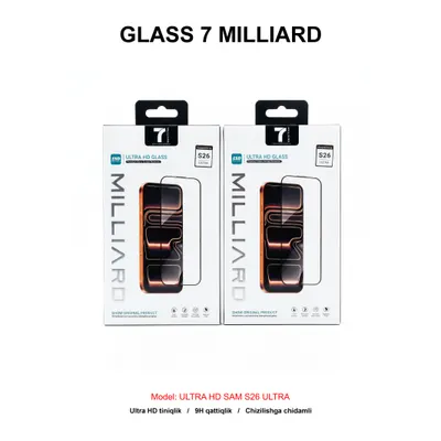 GLASS 7 MILLIARD ULTRA HD SAM S26 ULTRA 7MUHDGS26U