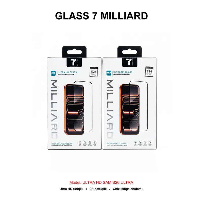 GLASS 7 MILLIARD ULTRA HD SAM S26 ULTRA 7MUHDGS26U