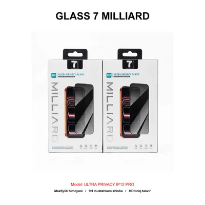 GLASS 7 MILLIARD ULTRA PRIVACY IP12 PRO 7MUPYG12P