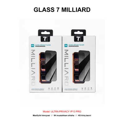 GLASS 7 MILLIARD ULTRA PRIVACY IP13 PRO 7MUHDG13P