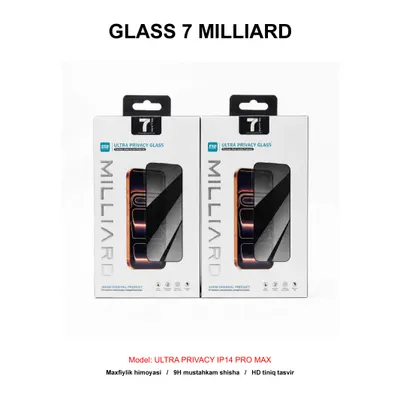 GLASS 7 MILLIARD ULTRA PRIVACY IP14 PRO MAX 7MUHDG14PM