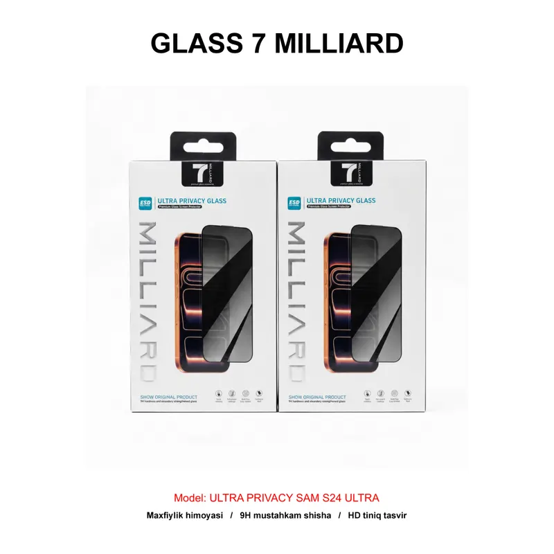 GLASS 7 MILLIARD ULTRA PRIVACY SAM S24 ULTRA 7MUHDGS24U