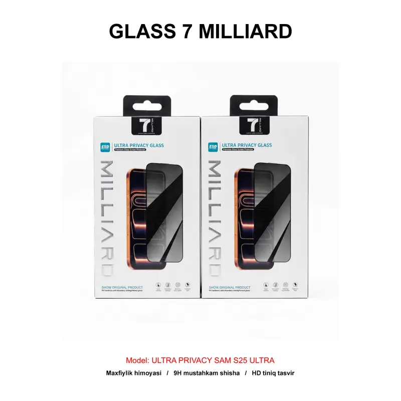 GLASS 7 MILLIARD ULTRA PRIVACY SAM S25 ULTRA 7MUHDGS25U