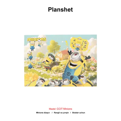 PLANSHET CCIT MINIONS 8/256GB YELLOW
