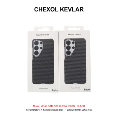 CHEXOL KEVLAR MC49 SAM S26 ULTRA 1500D BLACK