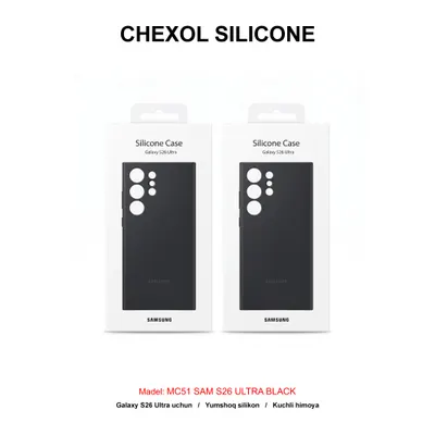 CHEXOL SILICONE MC51 SAM S26 ULTRA BLACK
