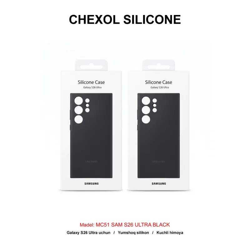 CHEXOL SILICONE MC51 SAM S26 ULTRA BLACK
